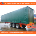 3 Axle 35ton Curtain Side Semi Trailer